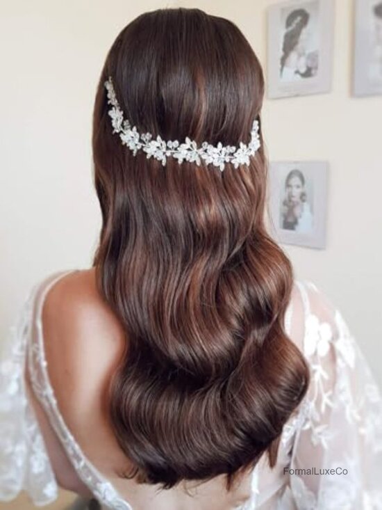 Crystal Rhinestone Wedding Headband Tiara Bridal Hair Accessory